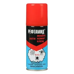 Рефтамид Максимум от комаров, клещей, мошек 100мл (150143)