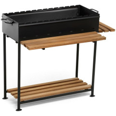 Мангал ОБЖОРА 90х50х70см с полками (5260317)