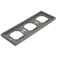 Рамка 3-пост ЭМИЛИ платиново-серый PFR00-5003-10