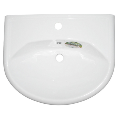 Умывальник мебельный 55 Уют с отв., белый