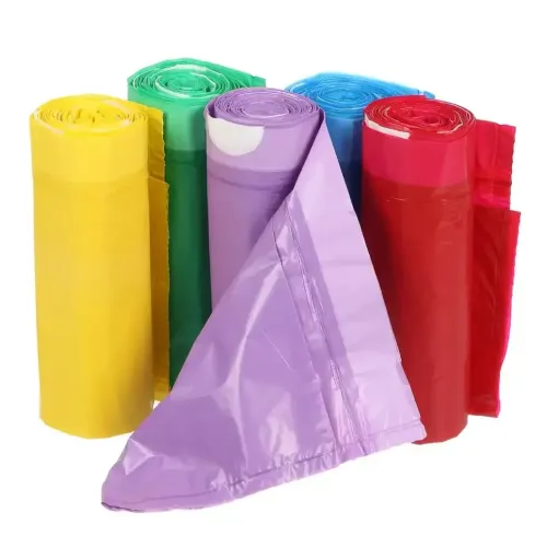 Пакеты для мусора Марья Искусница 60л 10шт, 5 рулонов цветные (508204)