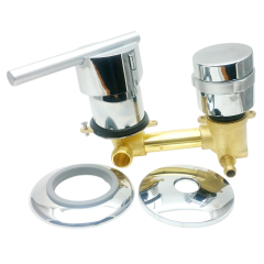 Смеситель для душевой кабины на 2 положения к F, T серии (меж осевое 105мм)