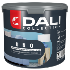 Краска в/д DALI COLLECTION UNO для стен и потолков 2,5л База А