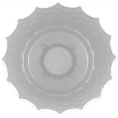 Горшок для цветов 1,4 л белоснежный жасмин INGREEN WAVE (IG650110048)