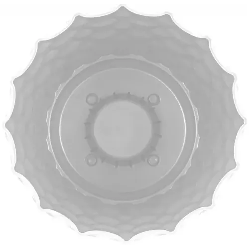 Горшок для цветов 1,4 л белоснежный жасмин INGREEN WAVE (IG650110048)