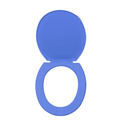 Сиденье для унитаза ИНКОЭР голубое