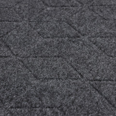 Коврик придверный 400*600мм SHAHINTEX ПРАКТИК влаговпитывающий Соты, серый (466-393)