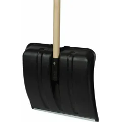 Лопата снеговая Сибртех деревянный черенок 380х360х1420мм (61697) (*1)