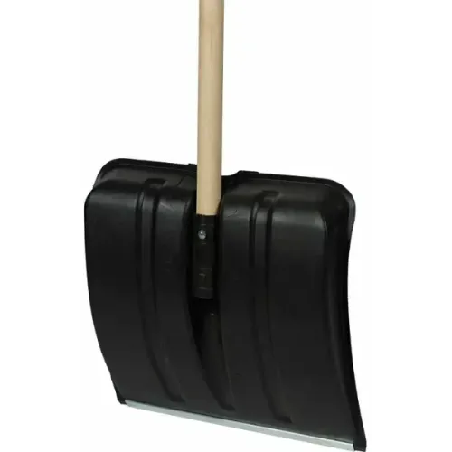 Лопата снеговая Сибртех деревянный черенок 380х360х1420мм (61697) (*1)