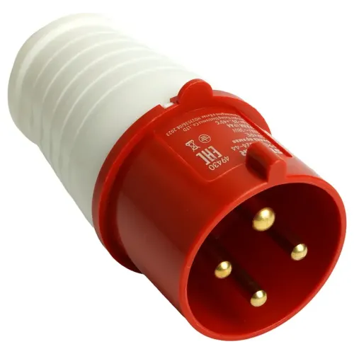 Вилка STEKKER 3P+PE 32A IP44 ST-024 PPG32-024-44 49430