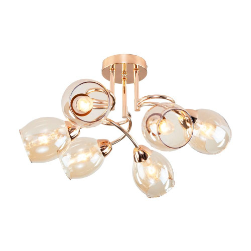 Светильник EUROSVET 30171/6 золото(16м2)