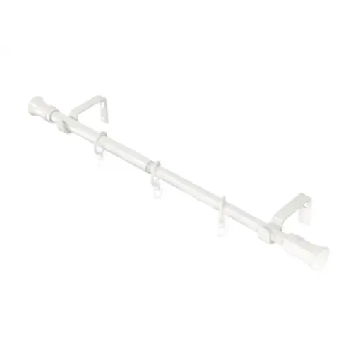 Карниз Ле-Гранд кованный 1,6-3,0м (1ряд) D16/19 белый, цилиндр (5)