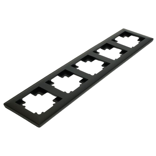 Рамка 5-пост Катрин черный PFR00-7005-05