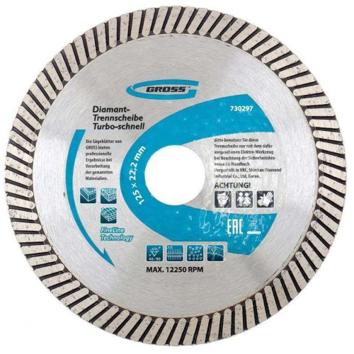 Диск алмазный GROSS 230х22,2мм (730347)