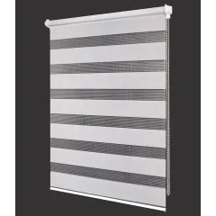 Рулонные жалюзи День-Ночь easy fix 60*160 светло-серый