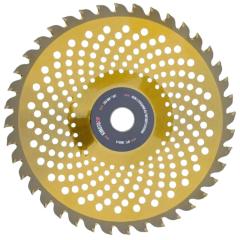 Диск для триммера UFO Gold Yakuza 40-зуб, 255х25,4х1,3 с победит. напайками