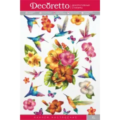 Наклейки декоративные Декоретто AI 5005 Колибри