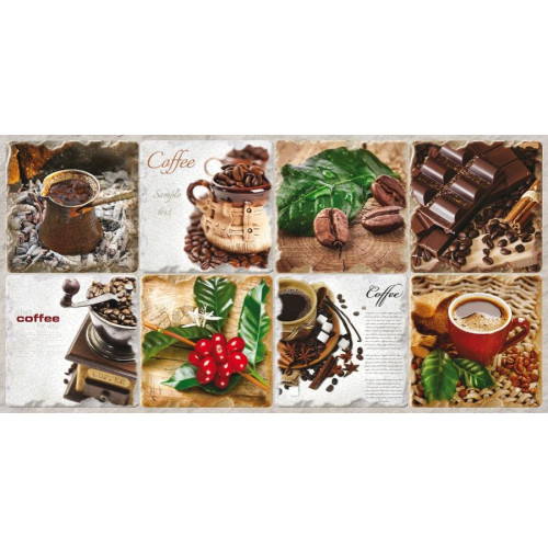 Панель ПВХ  Artdekart Мозаика 960*480*0,3 ГРАНЕНЫЙ КВАДРАТ АРАБИКА (10)