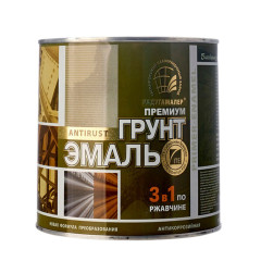 Грунт-эмаль РАДУГА-МАЛЕР по ржавчине серая 2,7 кг