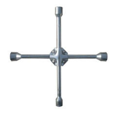 Ключ баллонный крест MATRIX 17х19х21х22мм, усиленный, толщина 16мм (14244)