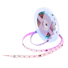 Светодиодная лента 24V APEYRON 14,4W/m 60Led/m IP20 RGB 5м бел б/п+Лента св/д адрес+пульт 10-93