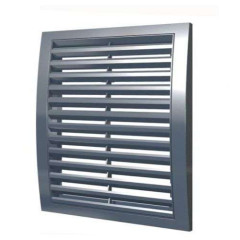Решетка наружная вентиляционная вытяжная 150х150 1515РРН сер.