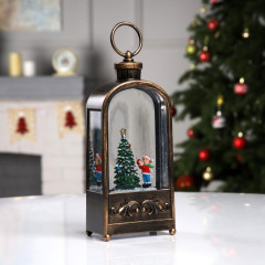 Фонарь новогодний Luazon Lighting Елка свечение теплое белое (9591303)