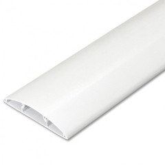Наличник ПВХ с кабель каналом Белый (70*2200)