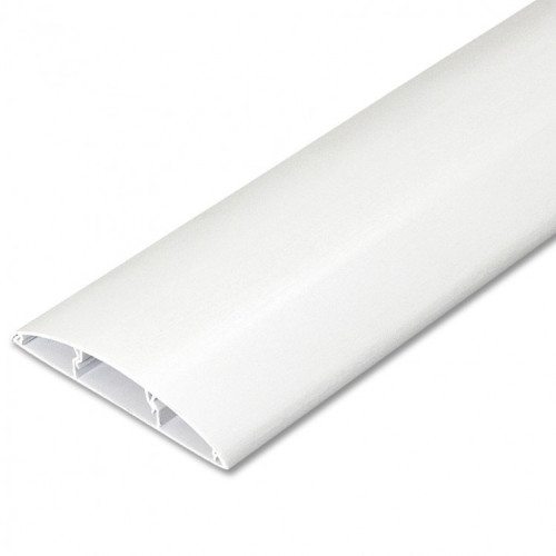 Наличник ПВХ с кабель каналом Белый (70*2200)