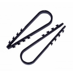 Дюбель хомут  5-10мм черный  (100шт в уп.) (654934)