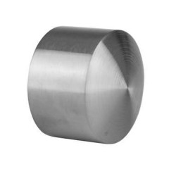 Карниз Ле-Гранд кованный Заглушка на трубу 16D серебро матовое (пара)