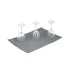 Коврик для сушки посуды Master House серый 30х45 см (685689)