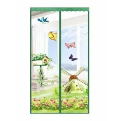 Сетка антимоск. 1-2.sale на дверь на магнитах 100х210см Бабочки (681880)