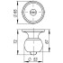 Защелка DK682 CP-PS (6082 CP-P) (без фик.) хром (39529) (AJAX)