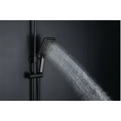 Лейка для душа FRAP F026 (3 режима, оружейная сталь)