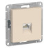 Розетка PC AtlasDesign беж. SchE ATN000283