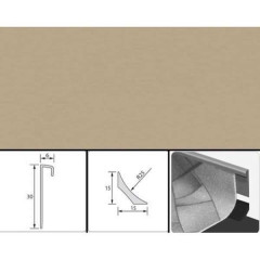 /Плинтус Идеал д/линолеума ПЛН черный (2,5м) РАССПРОДАЖА!!