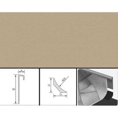 /Плинтус Идеал д/линолеума ПЛН черный (2,5м) РАССПРОДАЖА!!