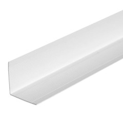 Угол ПВХ ДЕКОНИКА 15*15*2,7 Белый глянец Д-У15Г