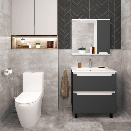 Шкаф с зеркалом EVA GOLD 75 