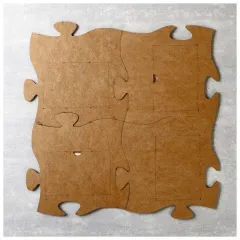 Фоторамка-пазл 043-P 25х25см 4шт дуб