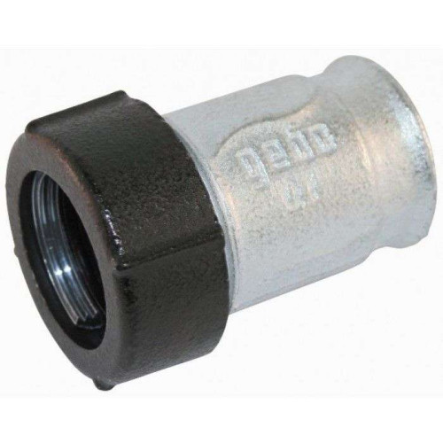 Муфта стальная обжимная GEBO вн. резьба ф 20х3/4