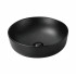 Умывальник накладной EVA GOLD A428CBKM круглый, без перелива, чёрный матовый 41,5х41,5х13,5см
