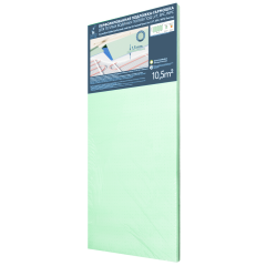 Подложка-гармошка перфорированная для теплых водяных полов (1,05*500*1,5мм 10,5м2) под LVT, SPC,WPC