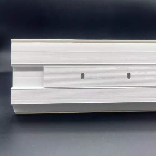 Плинтус фигурный 80мм 2,2м ИдеалДюра (ИД-ПФ80 001Бел)