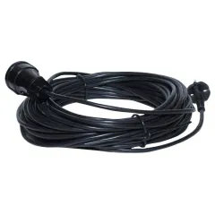 Удлинитель 1-мест. 10м 2P черный (ПВС 2х0,75) ДЖЕТТ