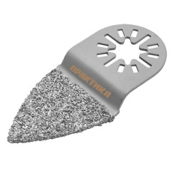 Насадка для резака ПРАКТИКА (240-317) 35мм шлифовальная двусторонняя дельта узкая HM по плитке и дереву