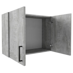 Шкаф навесной EVA GOLD под сушку 80 светлый цемент