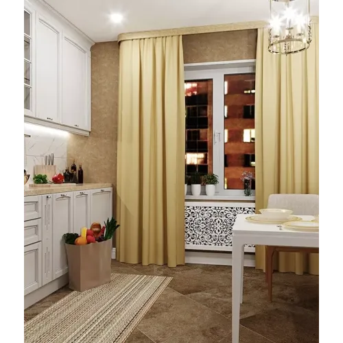 Портьера Ле-Гранд Блэкаут 200*260 бежевый