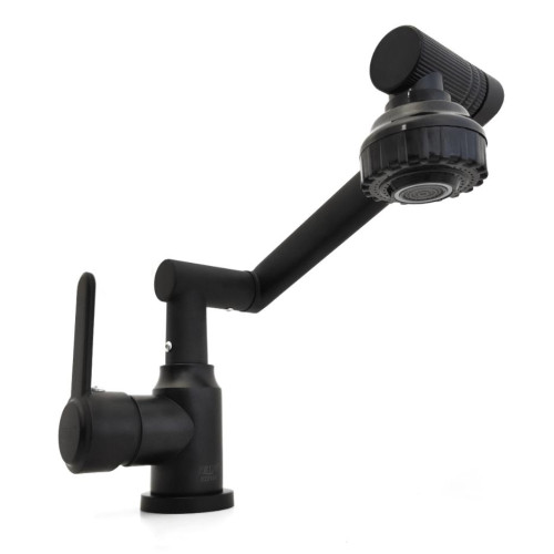 Смеситель для кухни FRUD R10052-6 ф 35, чёрный